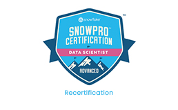 SnowPro Advanced: Data Scientist Recertification Exam
